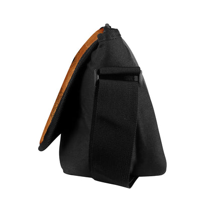 Sea Shell Ocean Design in Orange Messenger Bags