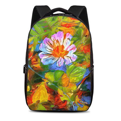 Petunia Flower Laptop Backpack