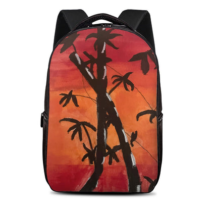 Bamboo at Sunset Laptop Backpack