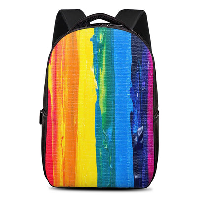 Rainbow Painting Laptop Backpack