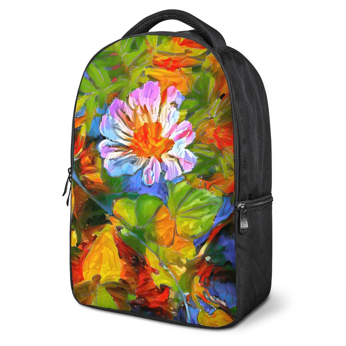 Petunia Flower Laptop Backpack