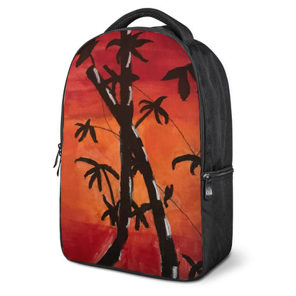 Bamboo at Sunset Laptop Backpack