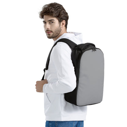 Silver Gray Laptop Backpack