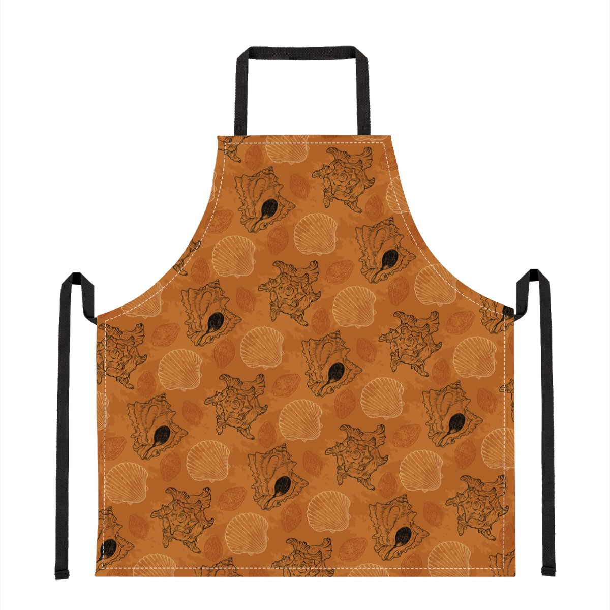 Luxtrini Seashell Ocean in Orange Apron