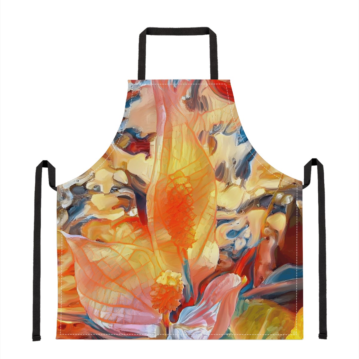 Luxtrini Golden Peace Lily Apron