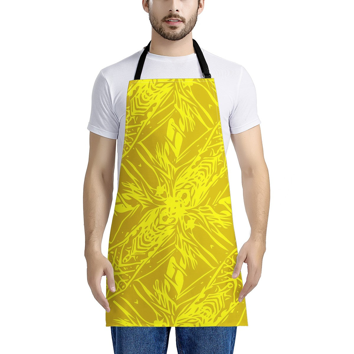 Luxtrini Yellow Fern Apron