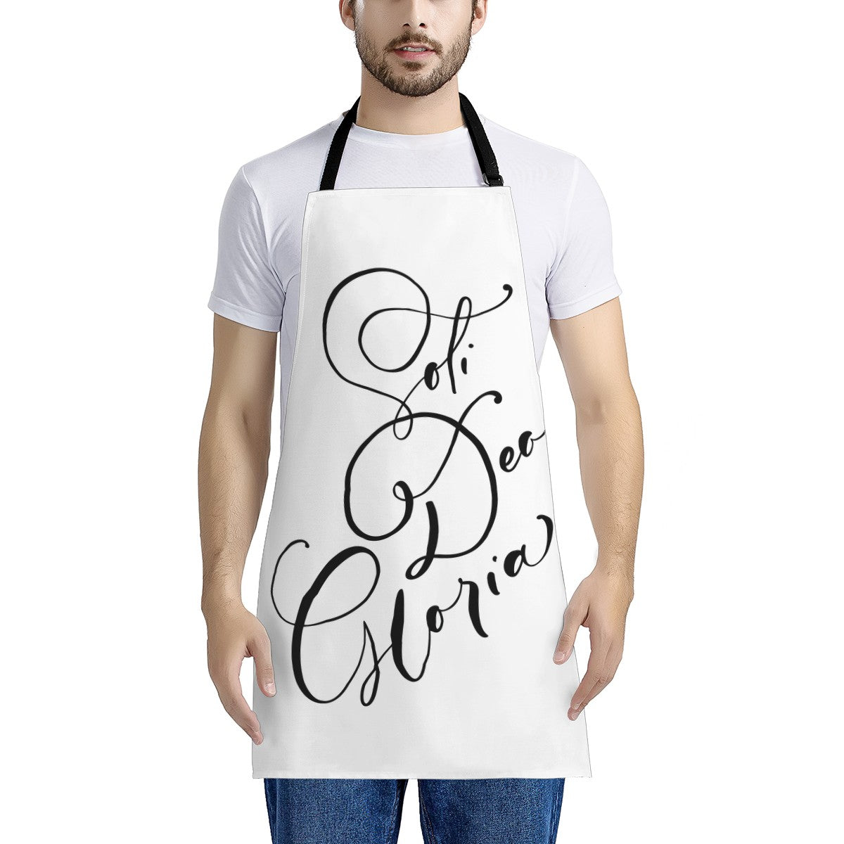 Luxtrini soli Deo gloria Apron