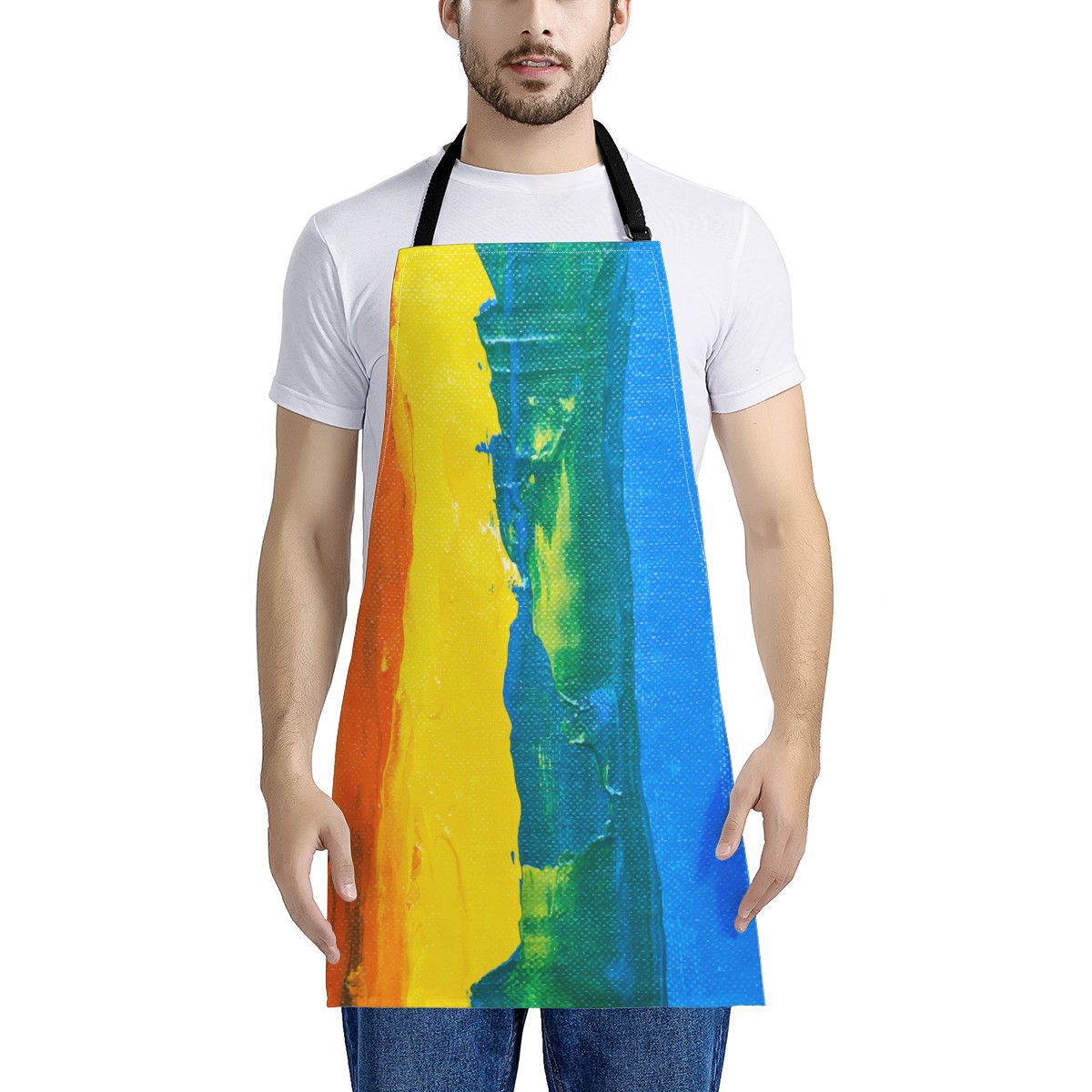 Luxtrini Rainbow Painting Apron