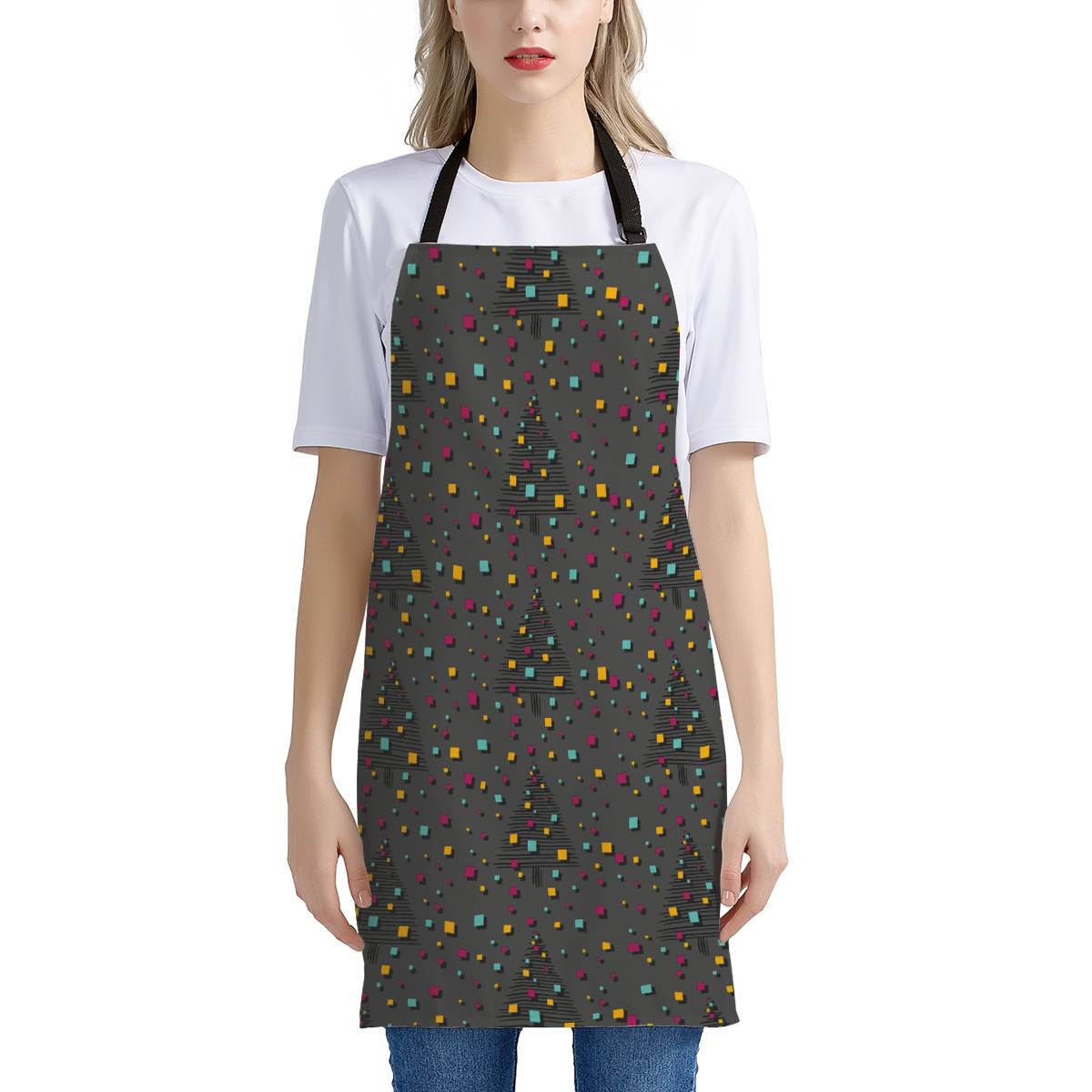 Luxtrini Christmas Trees Apron