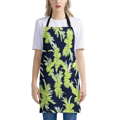 Puakenikeni - Lime Green and Black Apron - Luxtrini, LLC