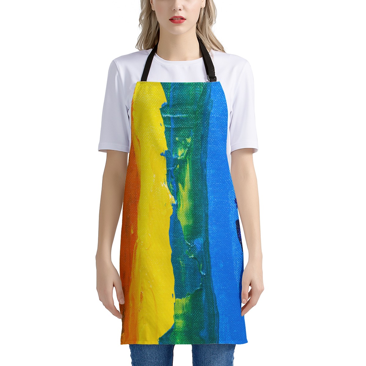 Luxtrini Rainbow Painting Apron