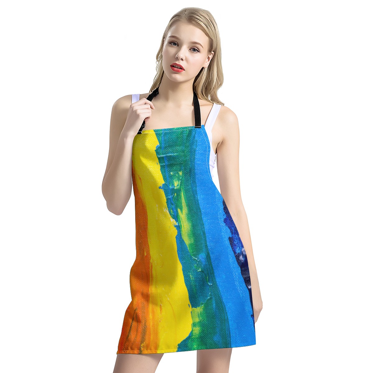 Luxtrini Rainbow Painting Apron