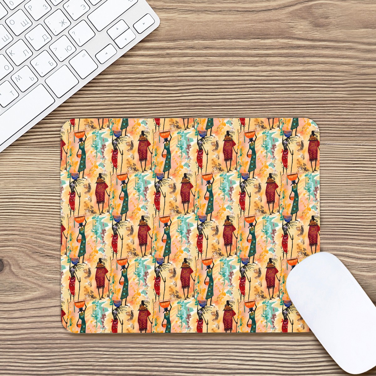 Tribal pattern Mouse Pad - Desk Decor - Office Decor