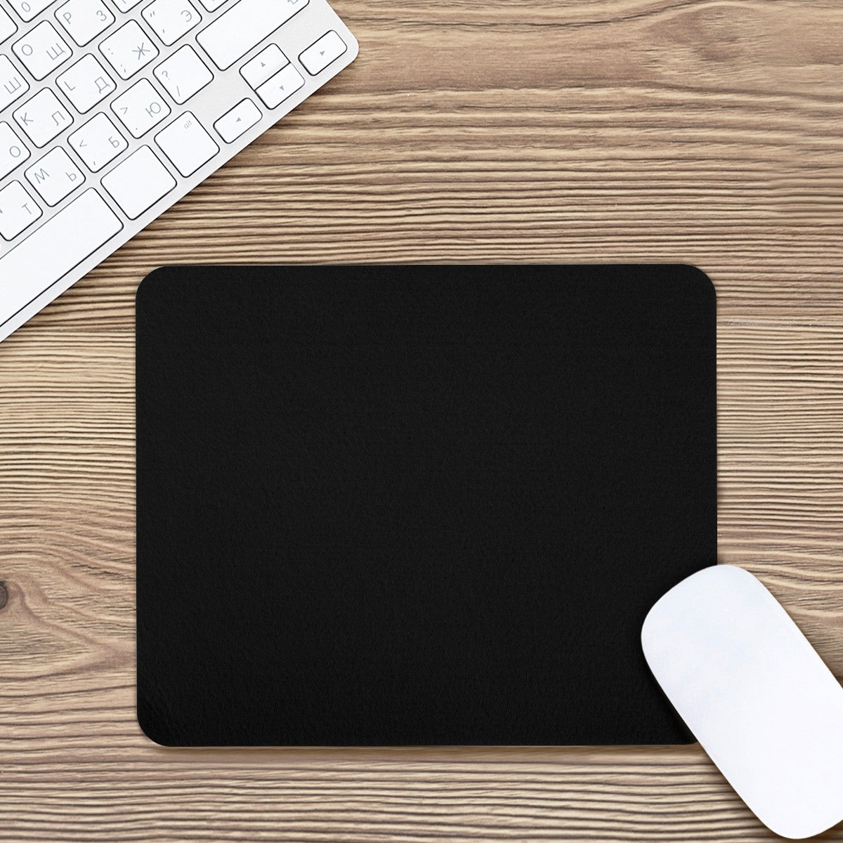 Mouse Pad - Desk Decor - Office Decor - Black