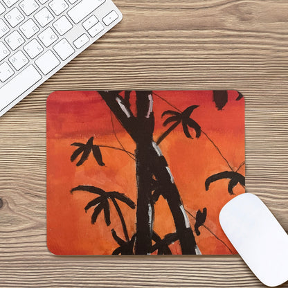 Bamboo at Sunset Mouse Pad - Desk Decor - Office Decor