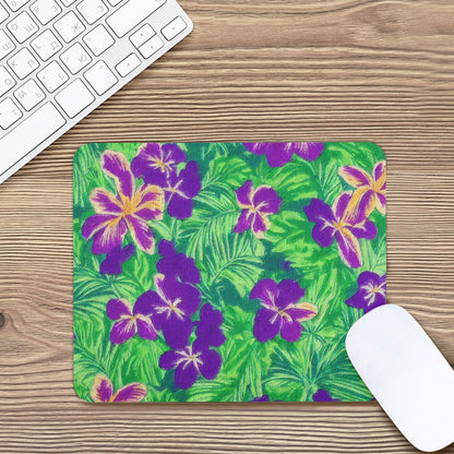 Blue Flag Iris on Green Mouse Pad - Luxtrini, LLC