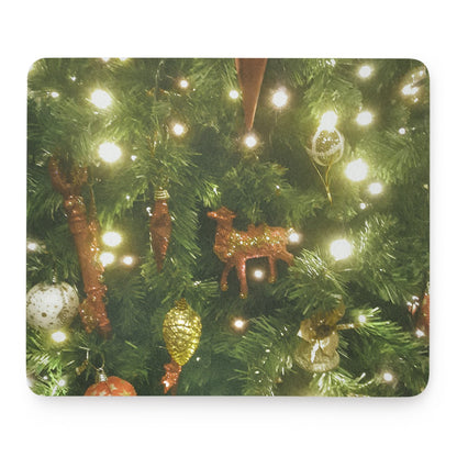 Christmas Tree Decoration Photo Mouse Pad - Desk Decor - Office Decor