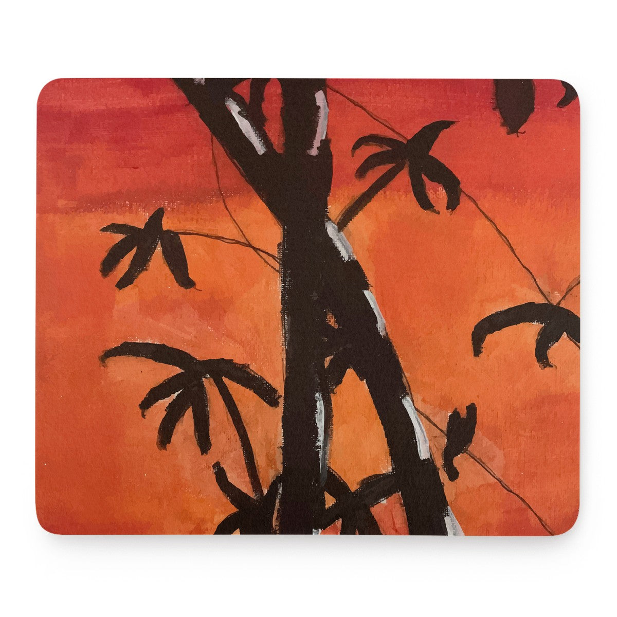 Bamboo at Sunset Mouse Pad - Desk Decor - Office Decor