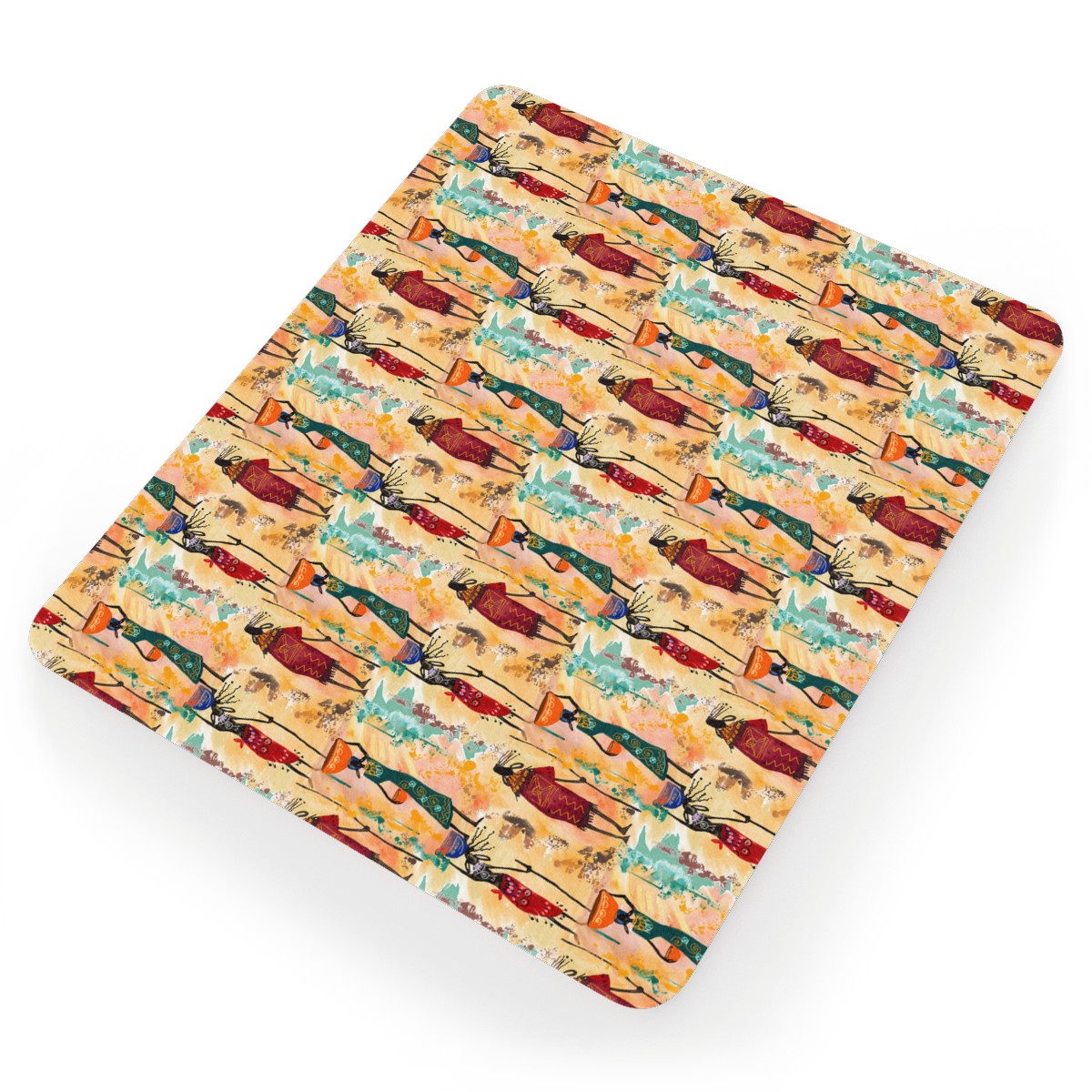 Tribal pattern Mouse Pad - Desk Decor - Office Decor