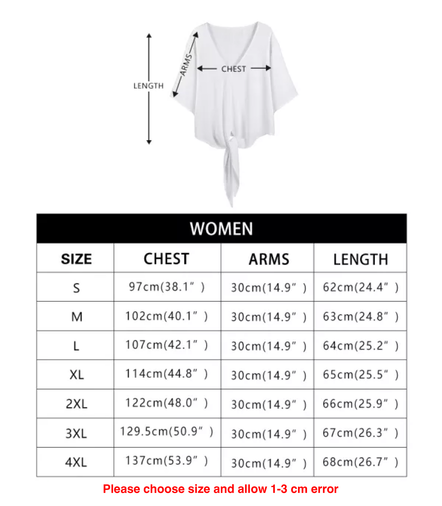 Women V-neck Streamers Blouse