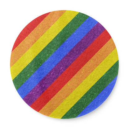 6 Pieces Cup Mats Set - Coasters - LGBT Pride Flag