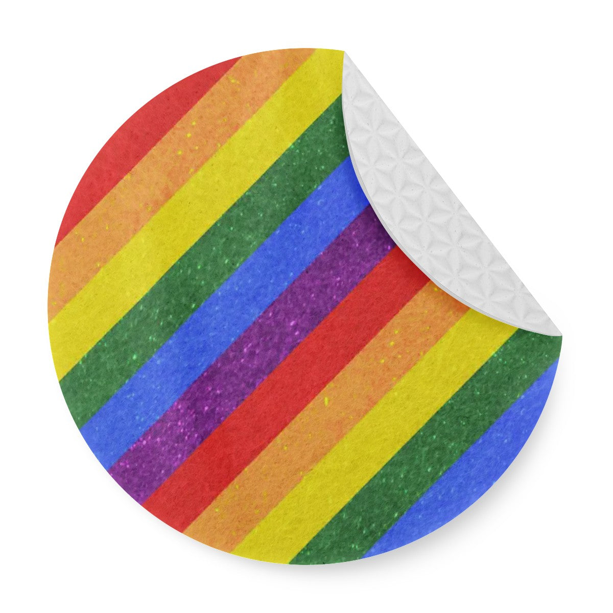 6 Pieces Cup Mats Set - Coasters - LGBT Pride Flag