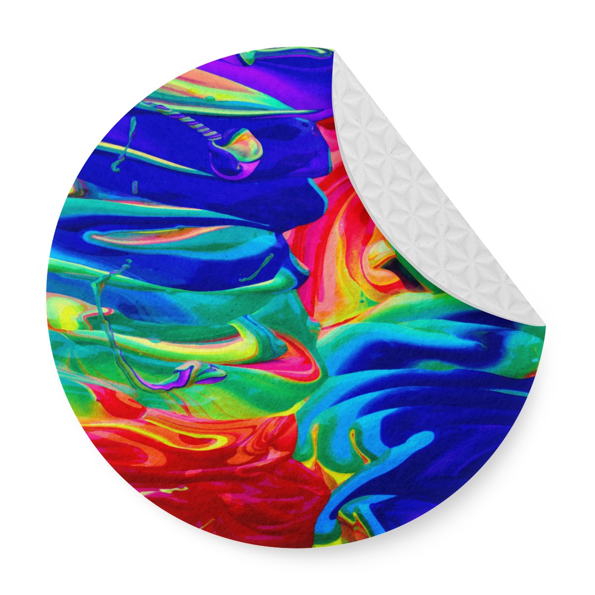 6 Pieces Cup Mats Set - Coasters - Rainbow Confusion