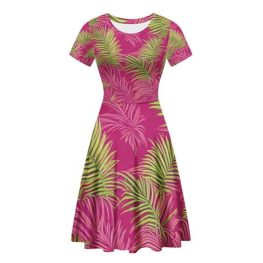 Sago Palms Women Scoop Neck Ruffle Dress