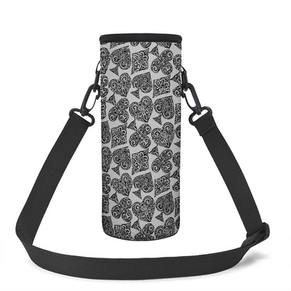 Poker L Water Bottle Carrier Bag - Luxtrini, LLC