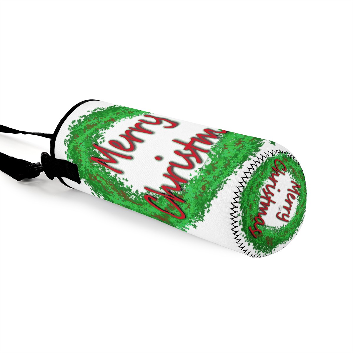 L Water Bottle Carrier Bag - Merry Christmas - Luxtrini, LLC