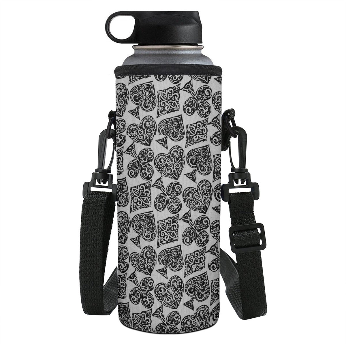 Poker L Water Bottle Carrier Bag - Luxtrini, LLC