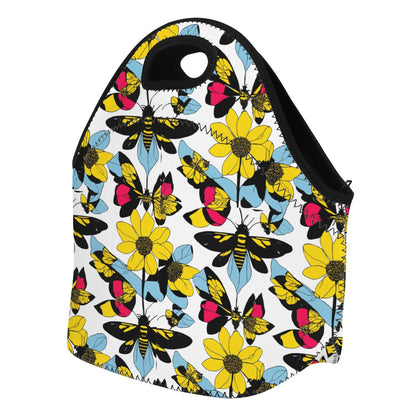 Bees and Sunflowers Neoprene Lunch Bags