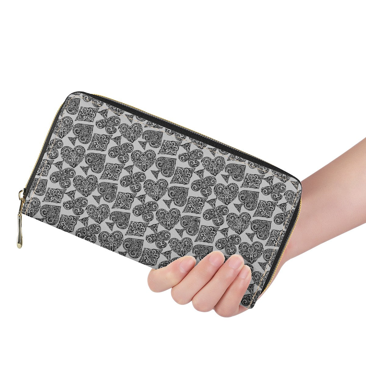 Poker L Zipper Purse - Luxtrini, LLC