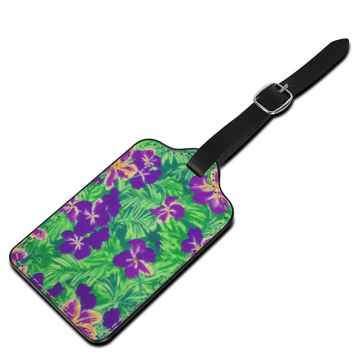 Blue Flag Iris Luggage Tags, Personalized Travel Tags, Bag Tags, Suitcase Tags, Luggage Identifiers, Travel Essentials