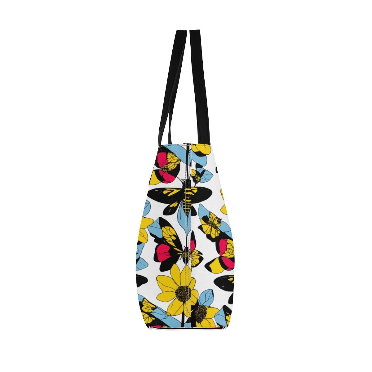 Bees and Sunflowers Shopping Tote Bag