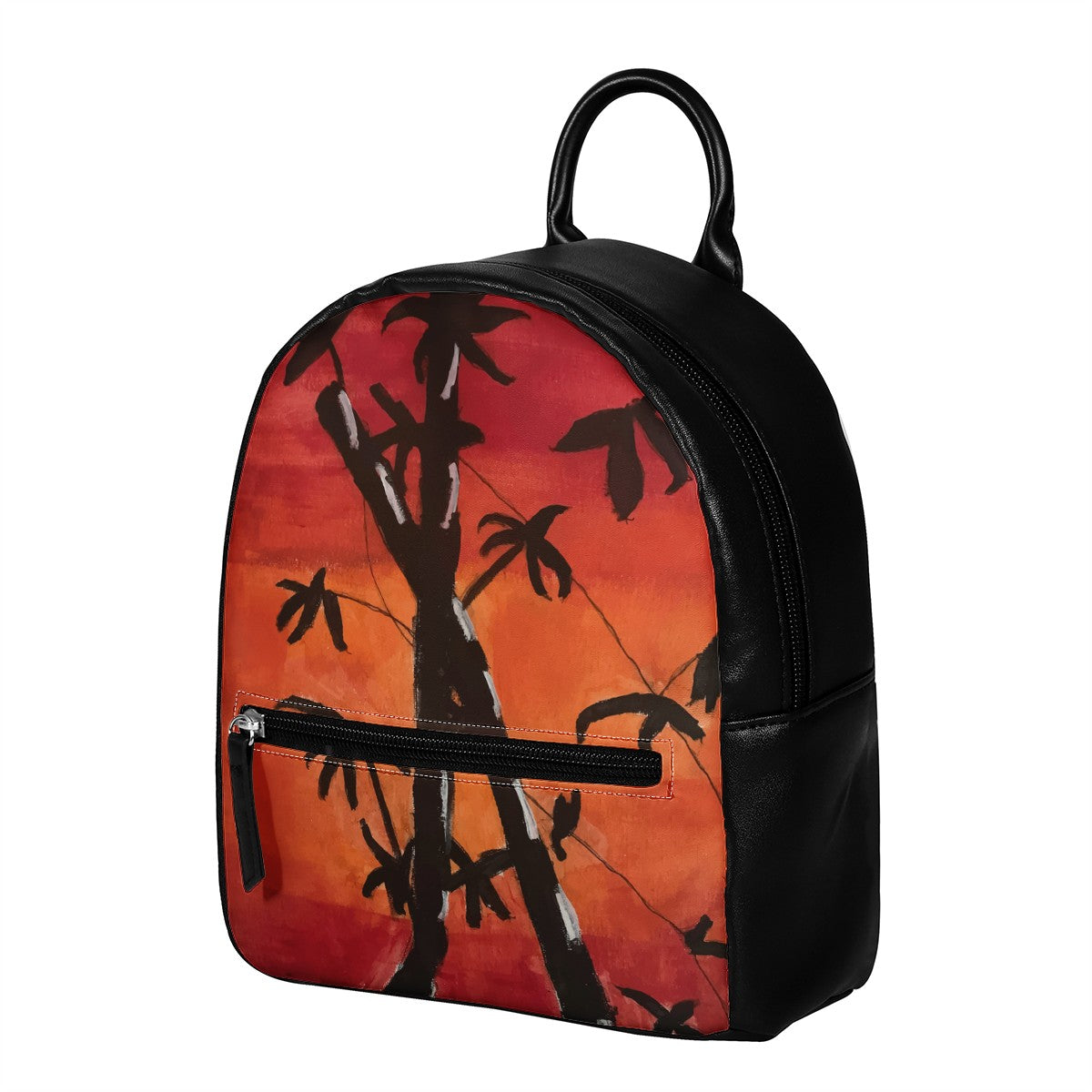 Bamboo at Sunset PU Backpack