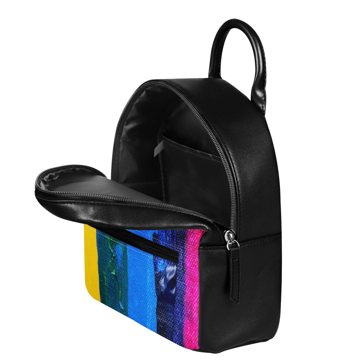 Rainbow Painting PU Backpack