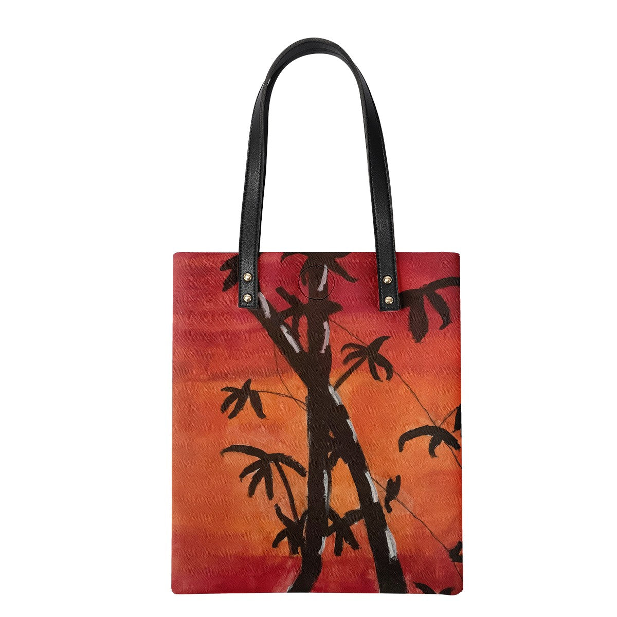 Bamboo at Sunset PU Leather Handbags