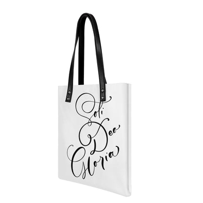 soli Deo gloria PU Leather Handbags