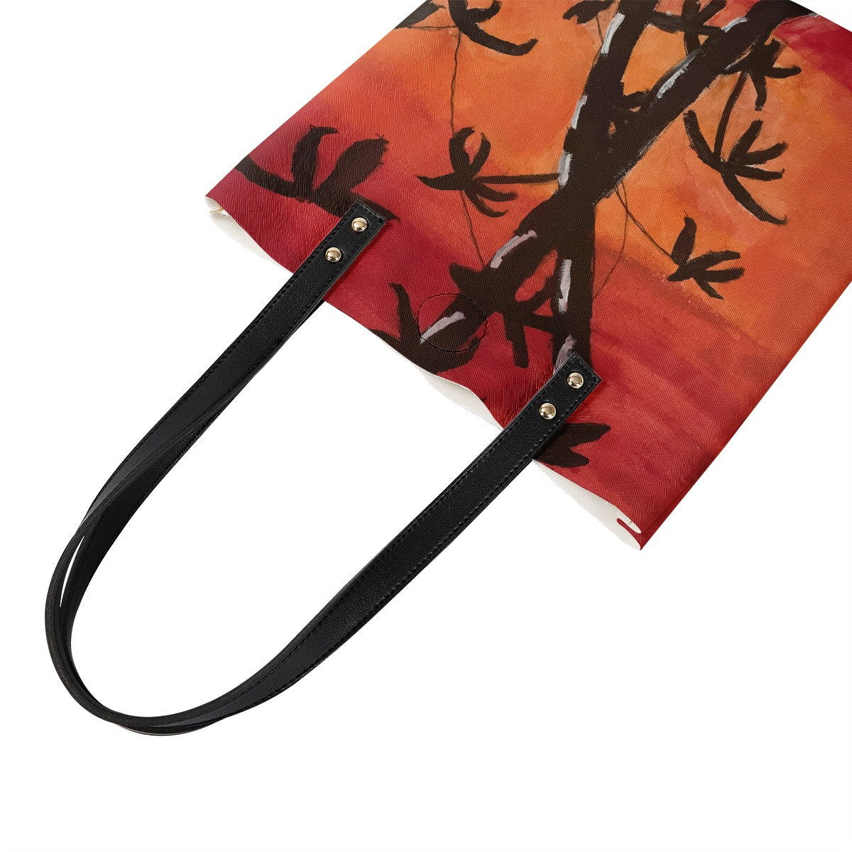 Bamboo at Sunset PU Leather Handbags