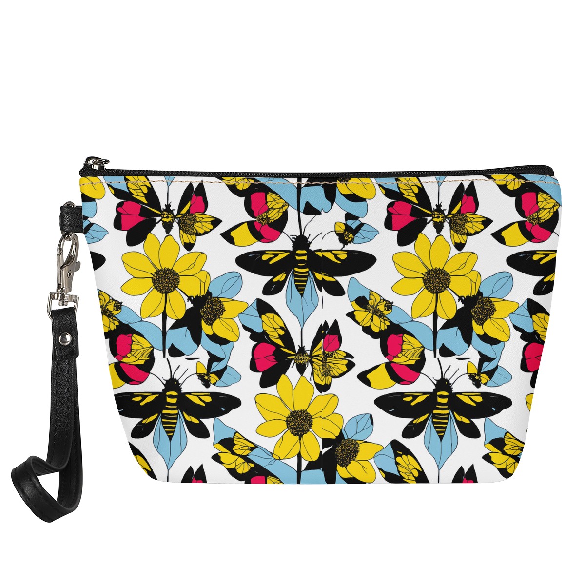 Bees and Sunflowers Sling Cosmetic Bags