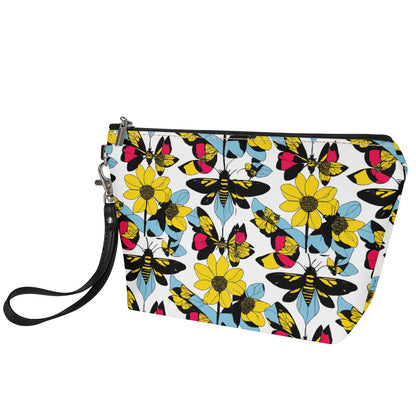 Bees and Sunflowers Sling Cosmetic Bags