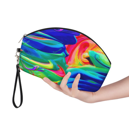 Rainbow Confusion Curve Cosmetic Bags