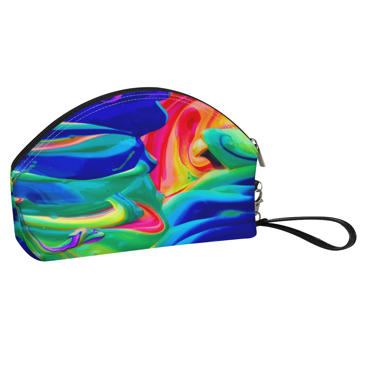 Rainbow Confusion Curve Cosmetic Bags