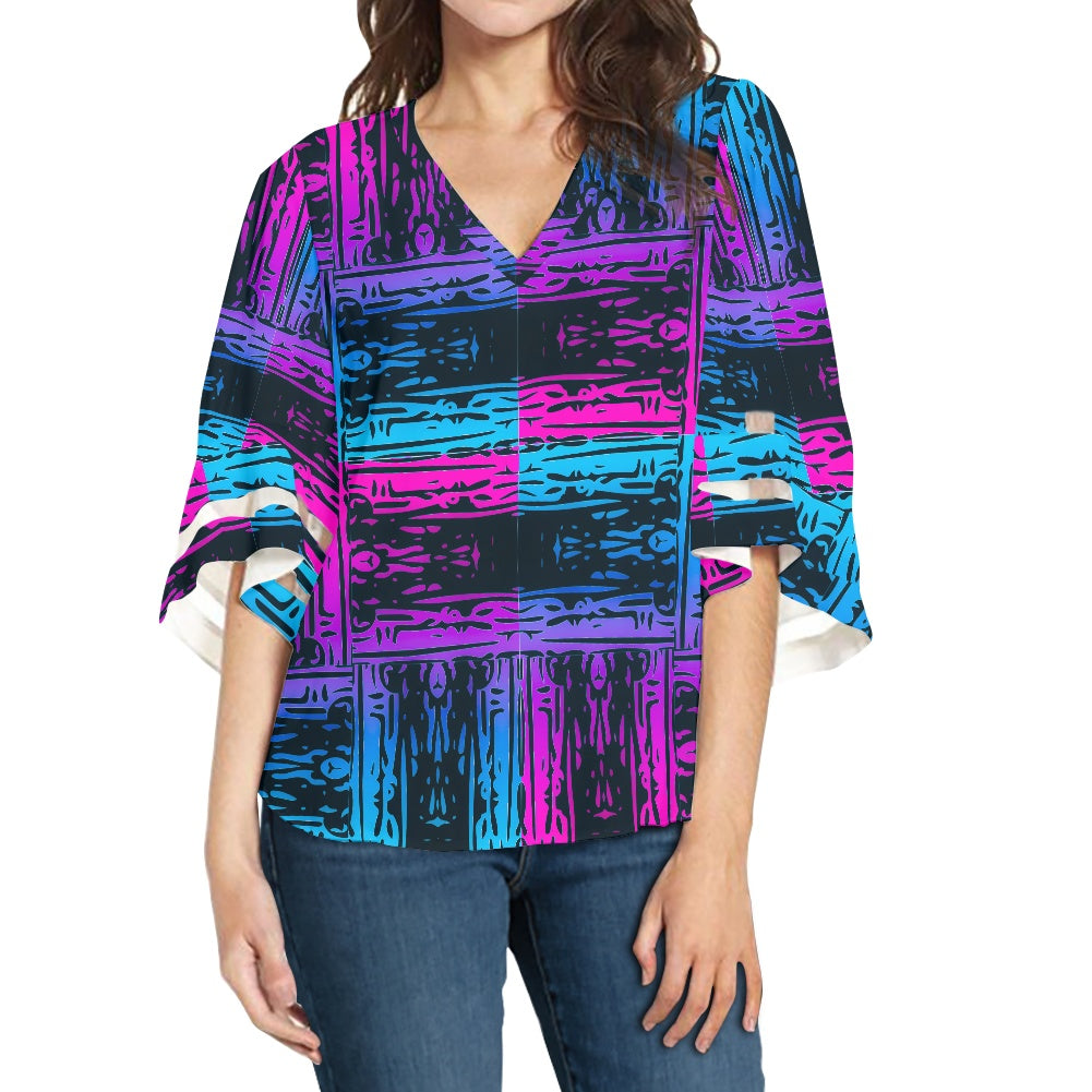 Marco Women Puff Sleeve Blouse white