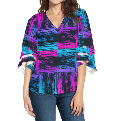 Marco Women Puff Sleeve Blouse white