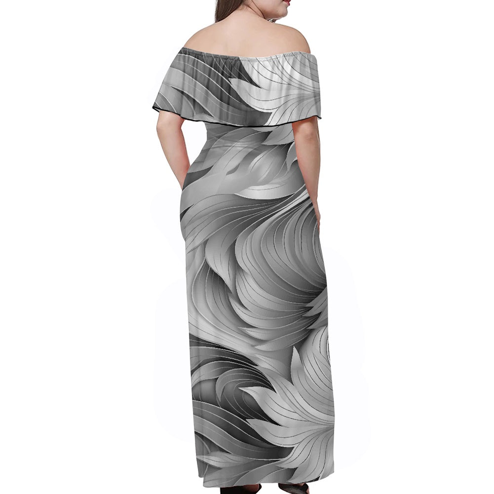 Women's Off The Shoulder short sleeve dress