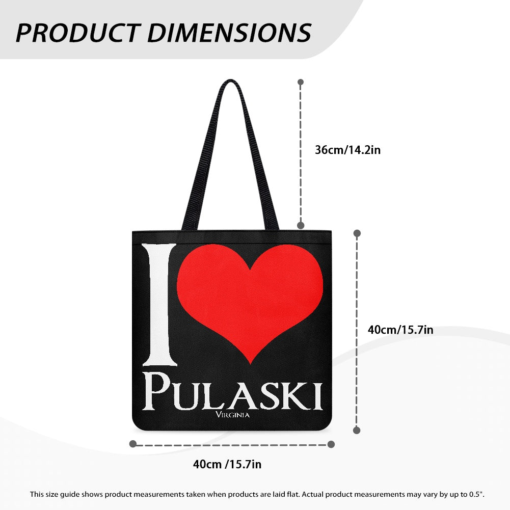 I Heart Pulaski Shopping bag  ( Double-sided Print )