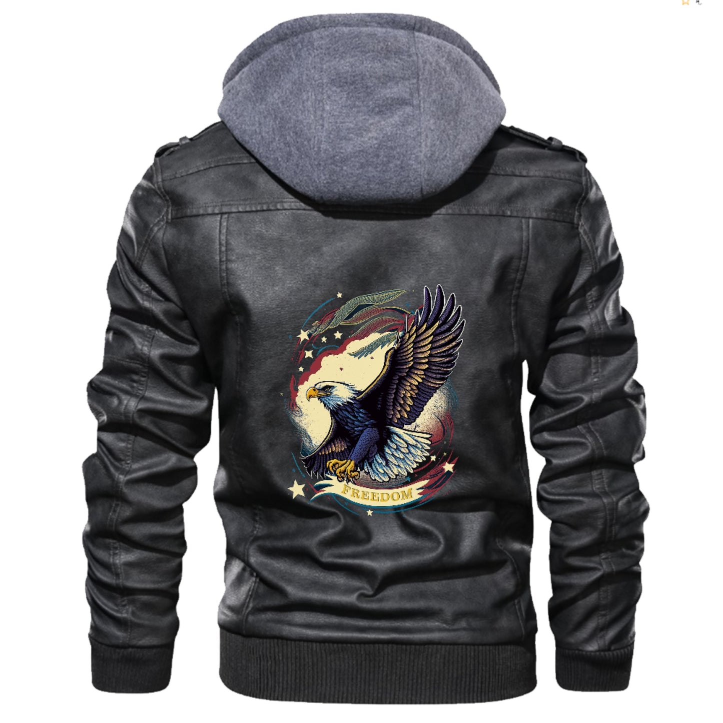 Luxtrini Freedom Hooded Leather Jacket: Unleash Your Inner Style Icon