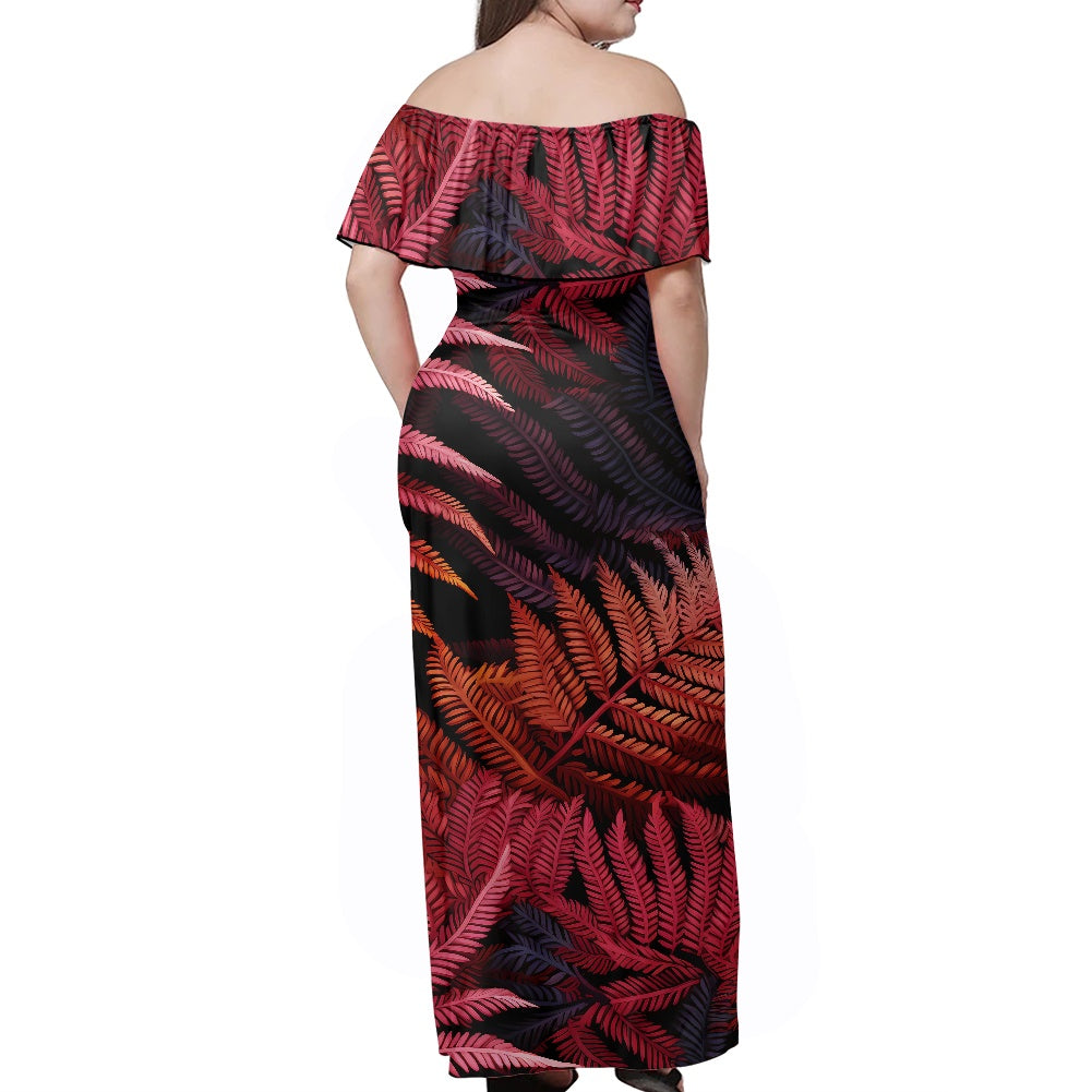 Women's Off The Shoulder short sleeve dress